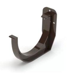 GAMRAT PCV Uchwyt rynnowy PCV 75mm - BRĄZ